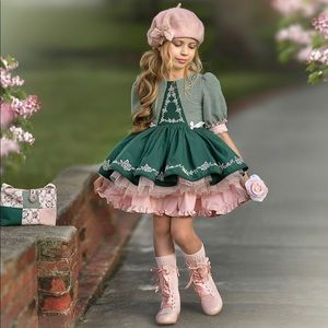 Dollcake The Noel Tartan Dress Size 6T